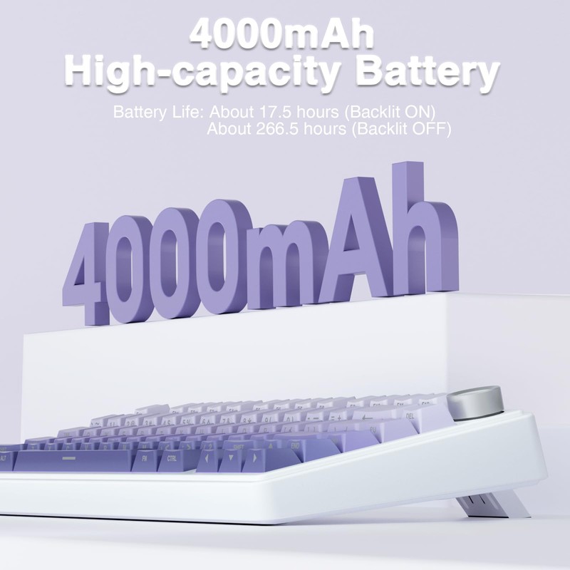 AULA F75 Pro Wireless Mechanical Keyboard,75% Hot Swappable Custom Keyboard,RGB