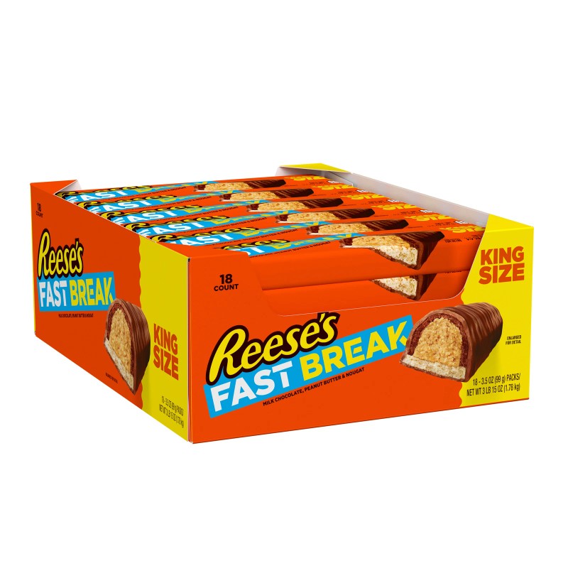 Reese'S Fast Break, King Size, 3.5 Oz 18-Count
