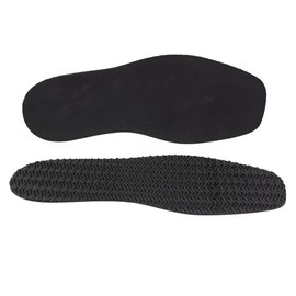 Langlauf® Shoe Repair Compact Rubber Long Sole Shoe Sole "Welle, black