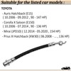 AERZETIX - C72277 - Brake Hose M10x1 - Mounting Side