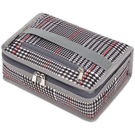 FlowFly Small Insulated Lunch box Portable Soft Bag Mini Cooler Thermal Meal Tote Kit with Handle for Work & School (W&B)