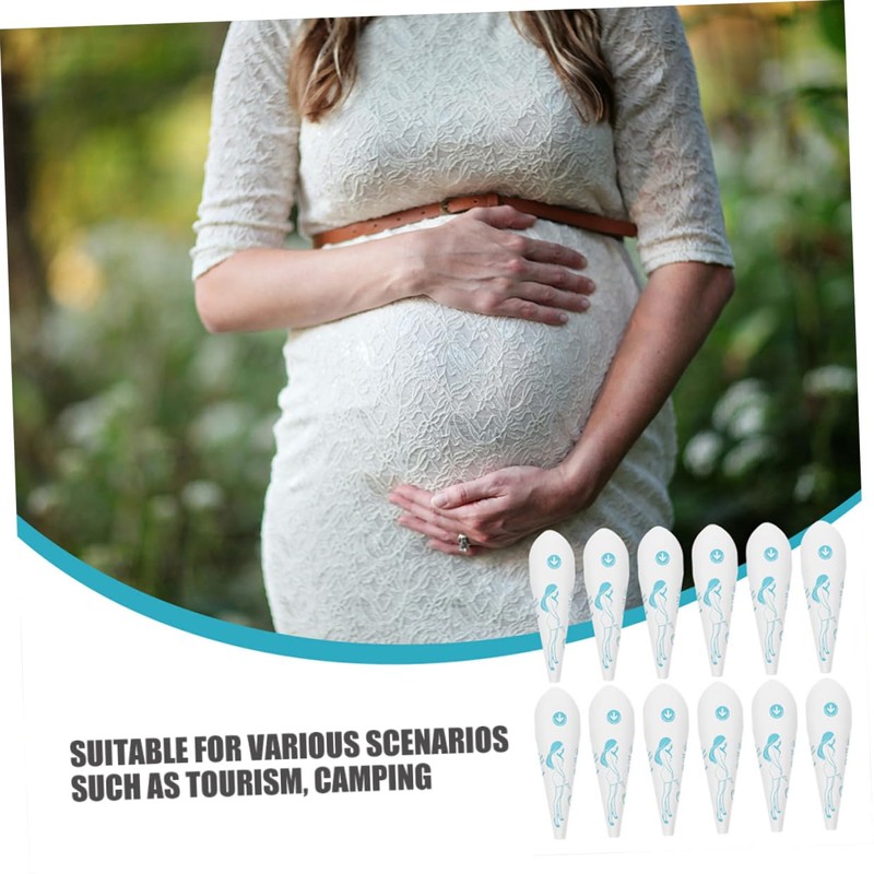 Sosoport Women Portable Urinal Funnel 12pcs Disposable Female Urination Device
