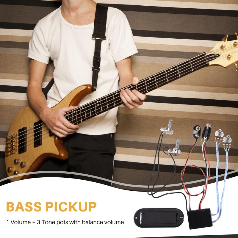 SweetSerenade 2 Band Active Guitar EQ Equalizer Preamp Circuit Pickup