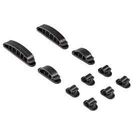 Hama Cable Fastener Easy Clip, Black, 10 Pieces