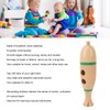 Fish Shaped Guiro Wooden Latin Percussion Musical Instruments with Rhythm