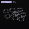 PATIKIL Nylon Flat Washers 8mm ID, 13mm OD, 0.8mm Thick