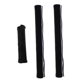 TEHAUX 3Pcs Refrigerator Door Handle Covers Non Slip Protector for Oven Fridge Handles Stylish Design Prevents Stains Fingerprints for Kitchen Appliances