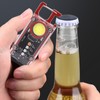 800LM COB Keychain Work Light Rechargeable Mini LED Flashlightht Outdoor
