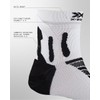 X-Socks® RUN PERFORMANCE Compression Running Quarter Socks Unisex White S