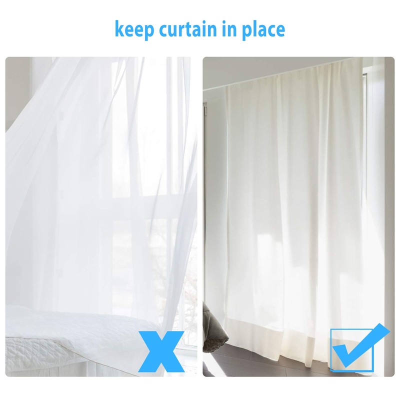 Boao 20 Pcs Drapery Weights for Curtains Fabric Curtain Weights