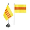 Table/Desk Flag Vietnam old Flag (Südvietnam with Sticker FRITZE®