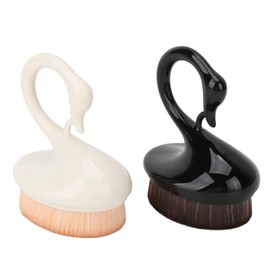 2 x Dust Brushes, Nail Dust Remover, Nail Dust Brush with Synthetic Fibre Brushes, Exquisite Design, Versatile, Gentle Brush Hair for Home and Nail Salon