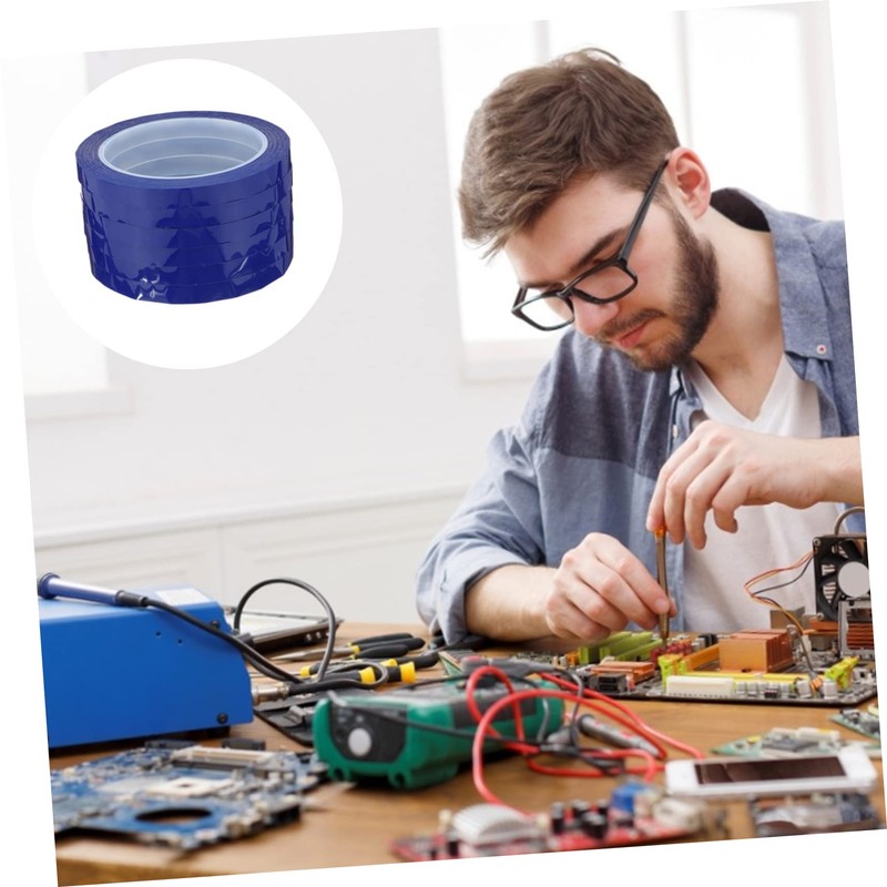 DOITOOL High Insulation Static Heat Resistant Tape 6 Rolls Ideal