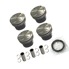CYCWER 23410-2C400 Engine Pistons Rings Set Fits for 2011-2015 Optima 2.0L, Fits for 2011-2016 Sonata 2.0L, Replace OE 23410-2C400