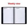 Staples 2026 Year 5" x 8" Daily Appointment Book, Black