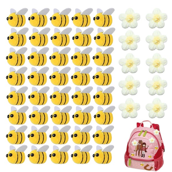 Vimmvid 50 Stück Bienen Deko, Bienen Flügel Biene Kuscheltier Süße