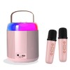 Mini Karaoke Machine for Kids Girls with 2 Mic,2 Microphones