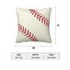 Football Pillow Covers, 18 x 18 Inch Set of 2