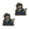 2 PCS You Never Go Full Humorous Patches with Hook