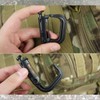 AIMALL 2pcs Tactical Carabiner Hook D-Ring Clip for Military Backpack