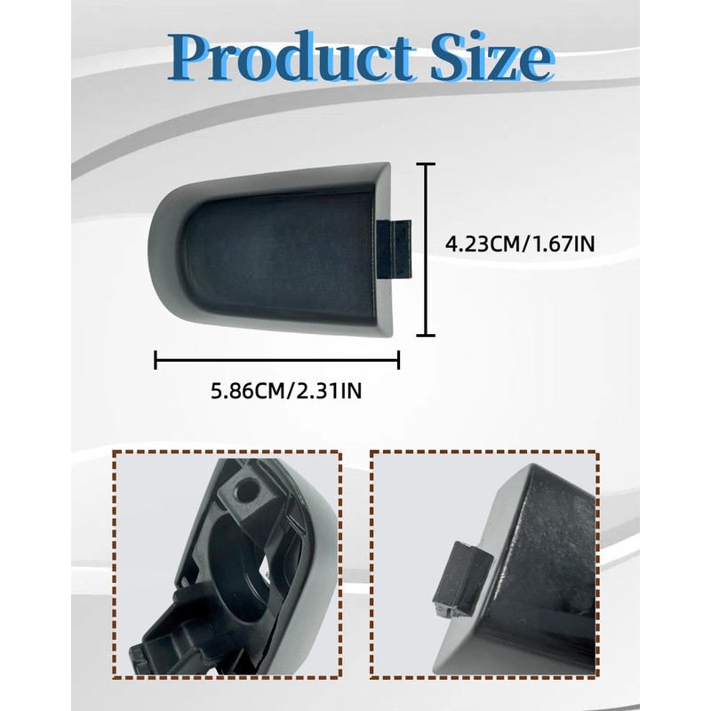 OWNDR 13599552 Exterior Door Handle Cover Cap Fit for Chevy