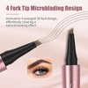 Eyebrow Pen - Microblading Eyebrow Pencil with 4 Micro-Fork Tip