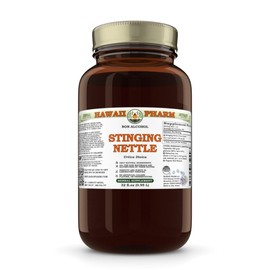 Stinging Nettle (Urtica Dioica) Dry Leaf Glycerite, Made in Hawaii, Organic Raw Materials, All Natural, Vegan, Lab Tested Alcohol-Free Liquid Extract - 32 fl.oz