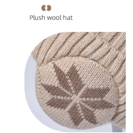 SJTJSPX Winter Hat Men Women Knitted Hat Warm Ear Muffs Thickened Wool Hat Outdoor Windproof Beanie Hat Sports Cycling Ear Warmer Winter Thermal Hat for Running Skiing Snowboarding, navy