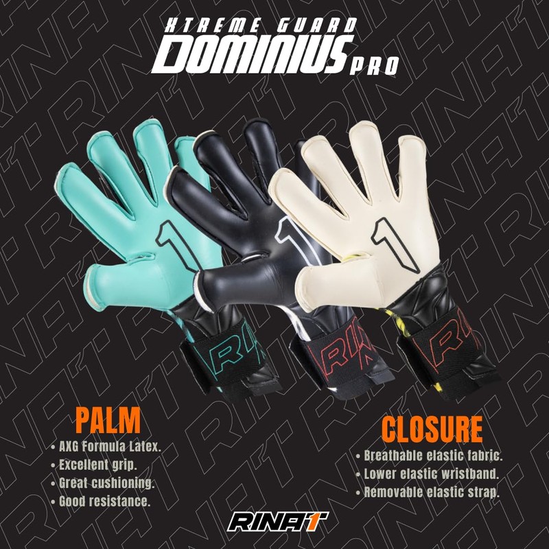 Rinat Guantes para Portero Xtreme Guard Dominius Pro (Verde Aqua,