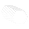 BENECREAT 20pcs Clear Acrylic Sheet 3 mm Thick 80 x