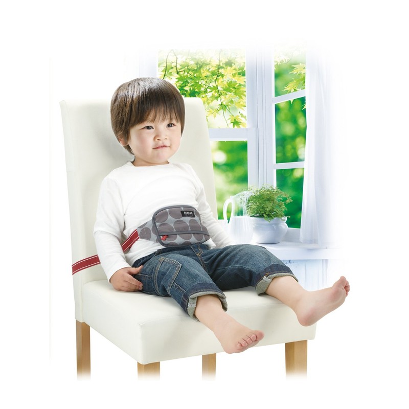 Richell Pochu chair belt gray