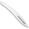 LONDONTOWN Cuticle Pusher Tool with Rubber Finish Tip Bevel Edge