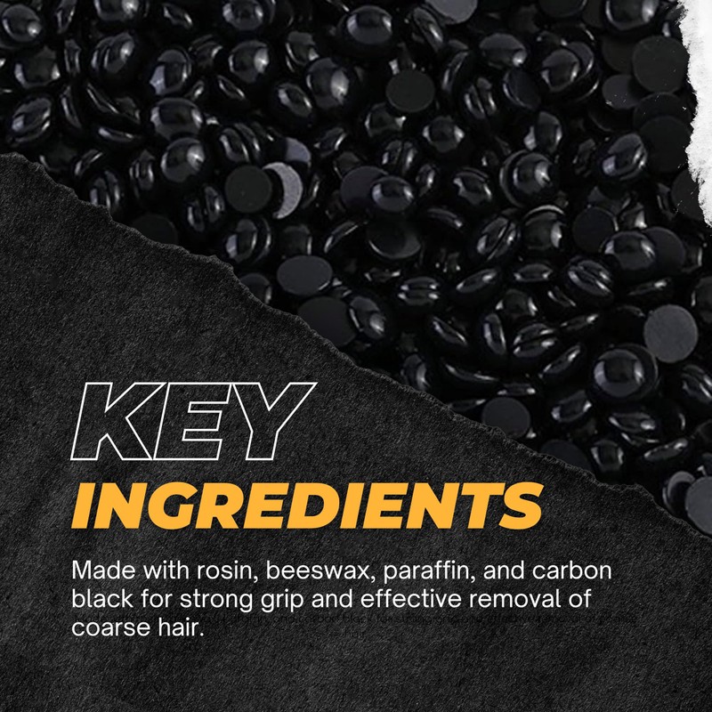 NISHMAN Perle di Cera Dura - Black 500g - Depilazione