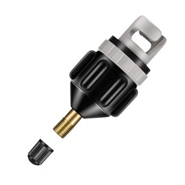 OAAO 1 Pc Black Air Valve Adapter, Inflatable Boat Pump, Men's Sup Adapter, Air Pump Adapter for Canoes, Inflatable Boats, Etc.
