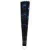 Newstarfactory Peacock Pattern Sequins Design Black Plastic Folding Hand Fan