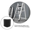LALAFINA 4pcs Non Slip Ladder Feet Covers Durable Rubber Replacement