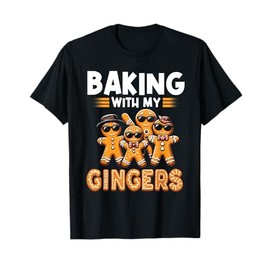 Funny gingerbread costume cookie baking holiday christmas T-Shirt