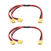 2Pcs XT60 Parallel Battery Connector Cable 1FT, 12AWG 1 Male