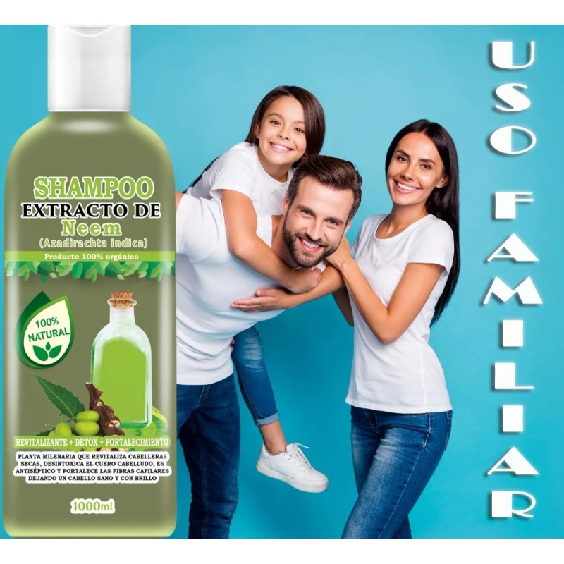 Vivenatural Shampoo De Neem. Antipiojos Y Liendres. Vivo Natural.