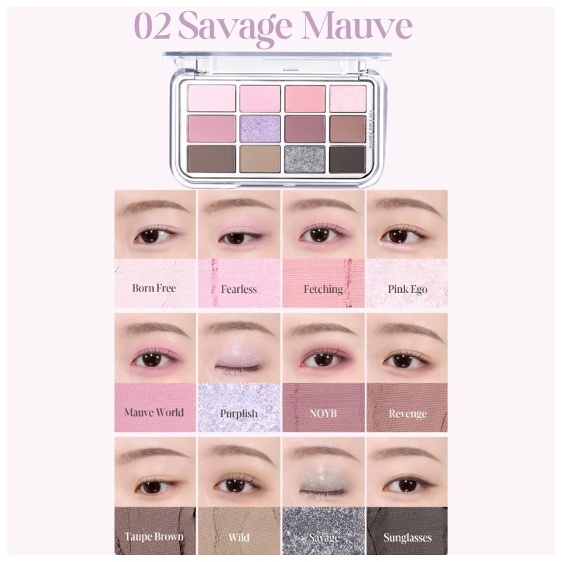 ESPOIR Eye Core Palette 9g, Color:07 Pink Oat Latte