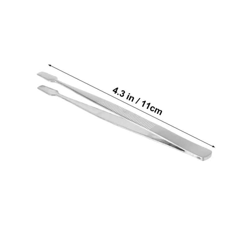 IWOWHERO Stainless Steel Stamp Tweezer 3pcs Set Precision Nipper for
