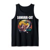 Samurai Cat Dragon Tank Top