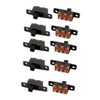 uxcell 10Pcs SS-12F16 2 Position 3P SPDT Micro Miniature Slide