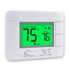 Garystat Non-Programmable Heat Pump Thermostat for House 2 Heat/1 Cool,
