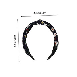 Healeved 10pcs Comfortable Elastic Hairbands for Women Soft Breathable Fabric Headdress Accessories Gentle Skin Friendly Headbands for Facial Care and Everyday Wear Mixed Floral Styles