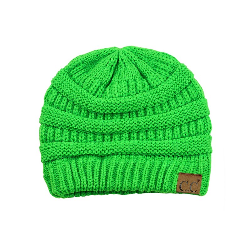 C.C Trendy Warm Chunky Soft Stretch Cable Knit Beanie Skully,