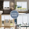 SHADEMOON Blackout Cordless Roller Shades for Windows,Free-Stop System Blind with