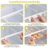LOMUG Fridge Organiser Eggs, Drawer Egg Holder, Egg Container for