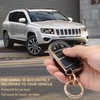 Elegananccy for Jeep Key Fob Cover, Soft Full Protection Key