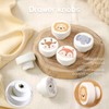 MOROBOR White Wooden Drawer Knobs, 6PCS Animal Pattern Decorative Knobs